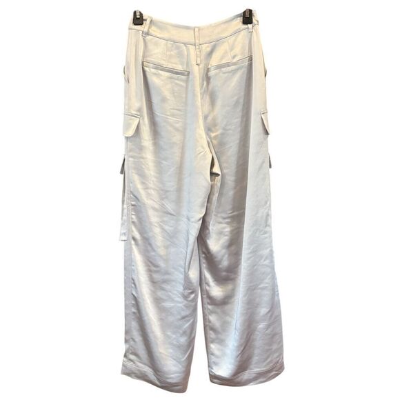 Catherine Gee Cargo Pant in Silver NWT Size 2 - Picture 7 of 10